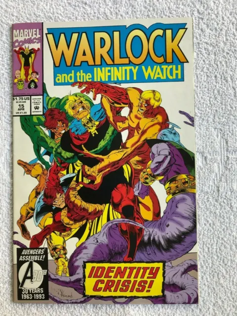 Warlock and the Infinity Watch #15 (Apr 1993, Marvel) VF 8.0