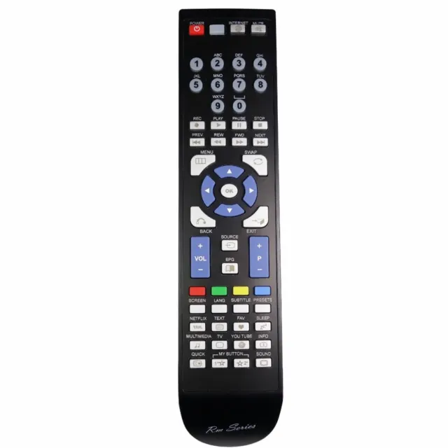RM-Series TV Télécommande pour Linsar 50LED625