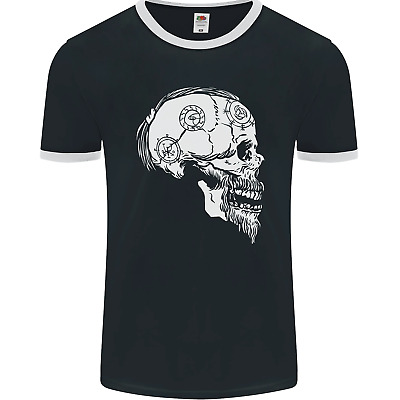 Viking Skull Thor Valhalla Norse Mythology Mens Ringer T-Shirt FotL