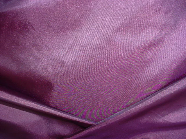 7-3/4 Donghia Deep Plum Earthy Purple Iridescent Silk Drapery Upholstery Fabric