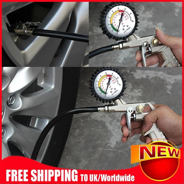 Digital Tire Pressure Gauge 220 PSI Dial Pressure Meter Gauge for Car Auto Truck