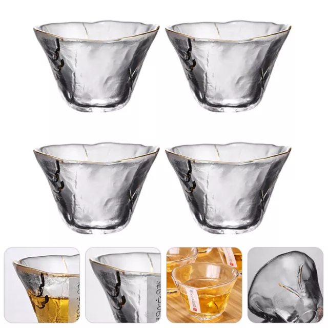 4 Pcs Japanese Tea Cup Espresso Traditional Cups Sake Serving Set