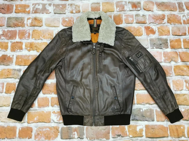 Redskins Pilotes G1 Veste+Gilet WINGLEATHER CORP Braun Taille:XXXL Pointe Top
