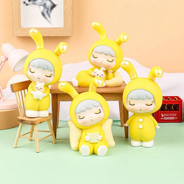 CARTOON BUNNY ORNAMENT Cute Cartoon Girl Heart Living Room Desktop Decoration EUR 8,35 PicClick FR