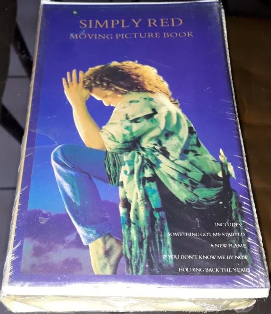 Neuf Scelle Simply Red Moving Picture Book Vhs Cassette Video De 1991