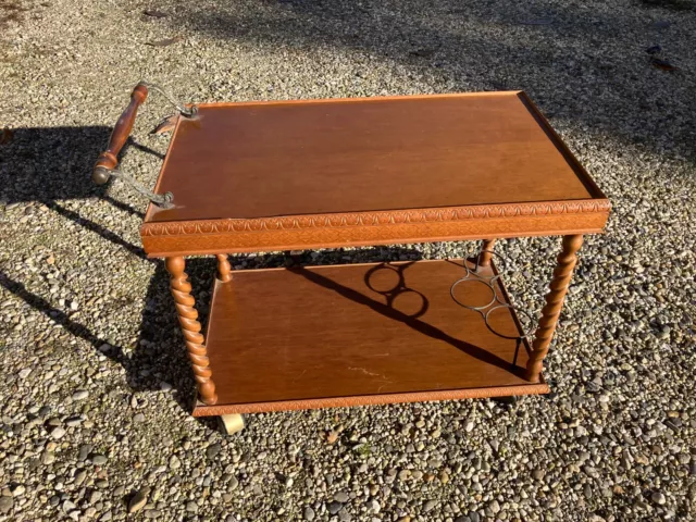 Carrello Vintage Degli Anni 80 Con Ruote