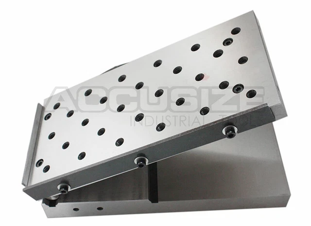 Sine Plates 12" x 6" x 2-5/8", Center Distance 5"x.0002", RC58-62, Ground