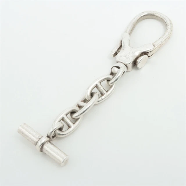 Hermes Chaine D'ancre Charm 925 24.9g Silver Keyring