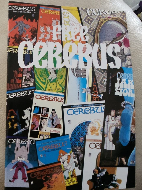Free Cerebus 1992 Aardvark Vanakeim Press Comic