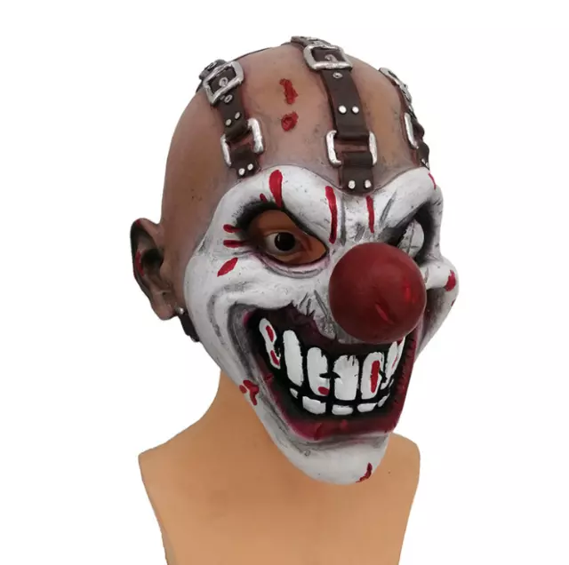 New Pennywise Clown Mask Latex  Halloween Horror Clown Mask Cosplay