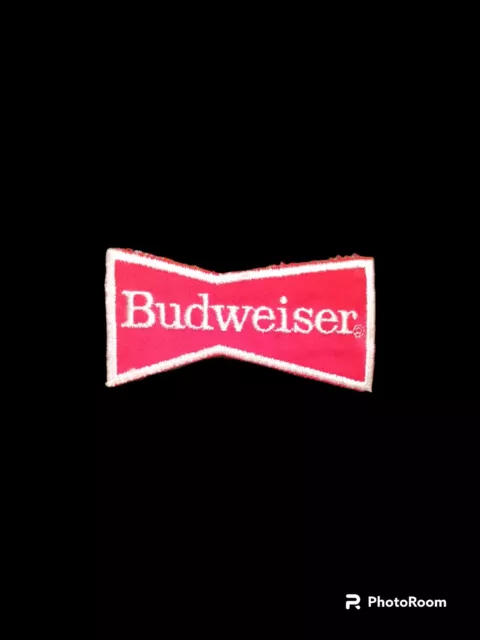 Vintage Embroidered Uniform Patch Budweiser Beer 3 3/4"