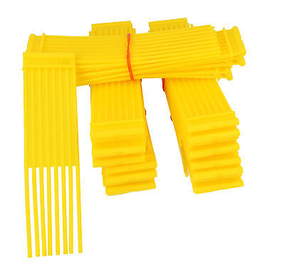 Spazzole GIALLO Sweeper si Adatta Westwood Countax Prato Trattore Confezione da 54 