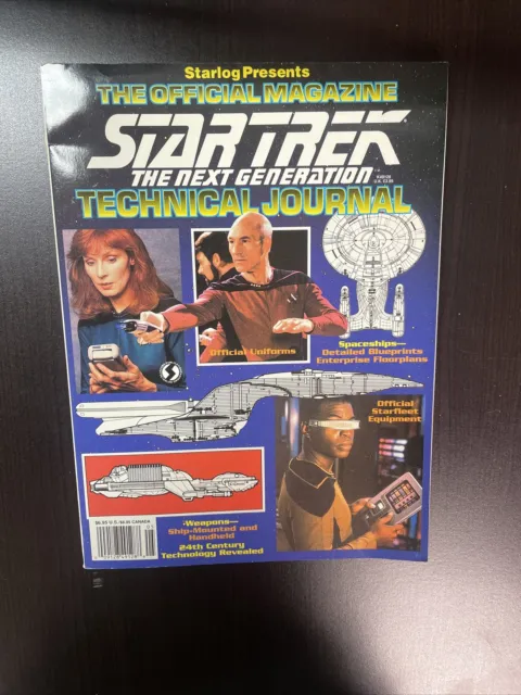 Star Trek The Next Generation Technical Journal Magazine 1991