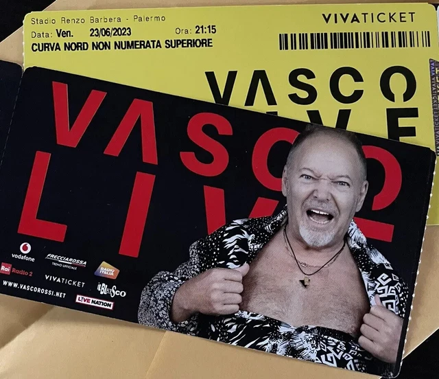 2 Biglietti Vasco Rossi 2023 - Palermo