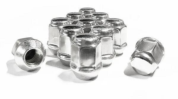 20 New Lug Nuts - 7/16-20 Thread For GM Cars & Trucks (Bel Air, Nova, Buick, 46-87AX)