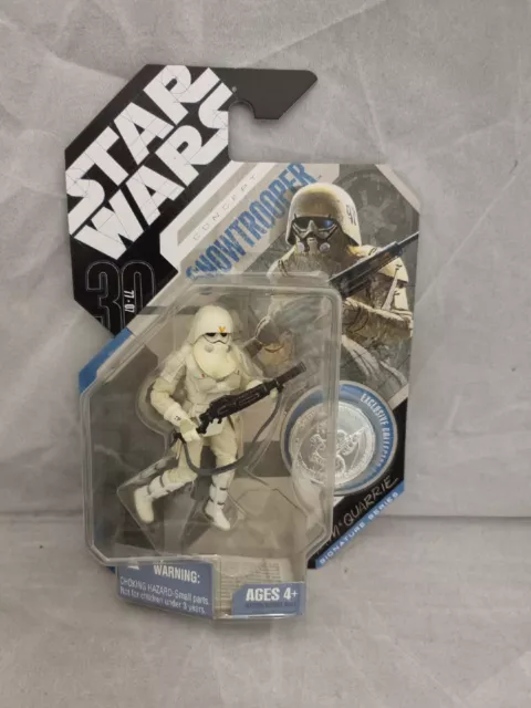 Star Wars 30th Anniversary McQuarrie Concept Figure Snowtrooper With Coin #42