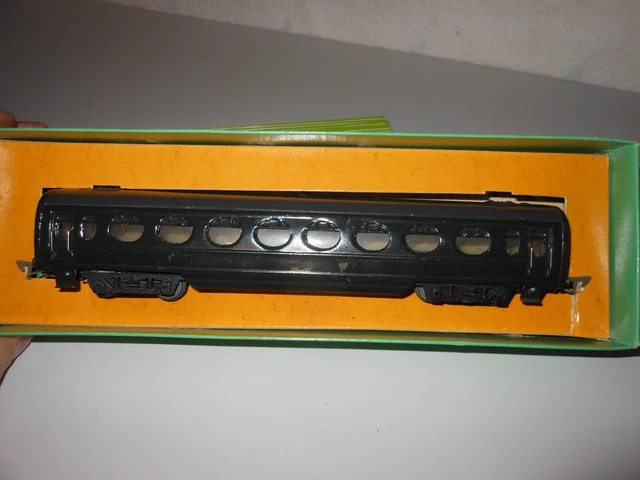 3 JEP SNCF Spur 0 Blech Eisenbahn Personenwagen  + Gepäckwagen