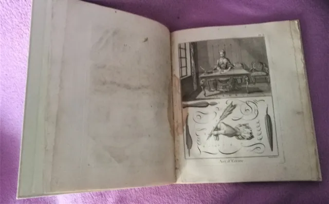 Art D'Ecrire, Paillasson, Auberi Sculp ,1783, 16 Fine Lisseur Gaufrage 3