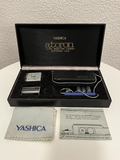 "Cámara eléctrica Yashica Atoron ultra miniatura años 60 ""Cámara espía James Bond"