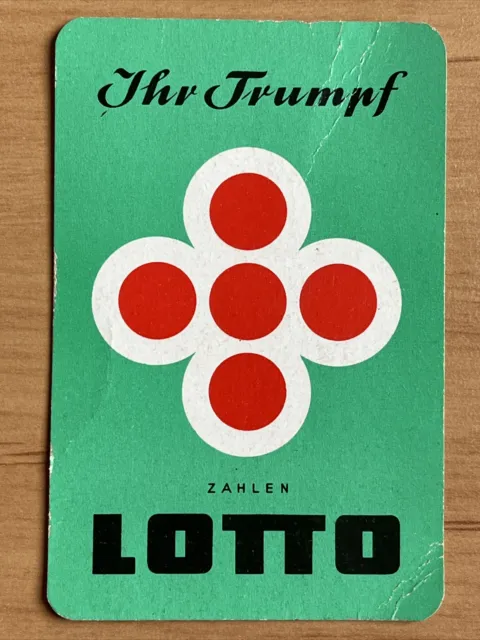 Werbe Taschenkalender  DDR 1960 - Lotto Ihr Trumpf