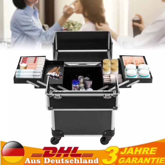 Pro Make-up Artist Rolling Make-up Zug Trolley Organizer  Aufbewahrungskoffer