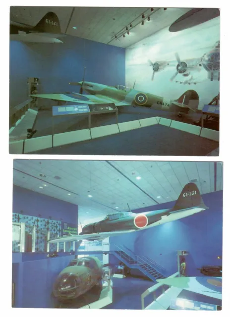 11800* 2 AK National Air& Space Museum Mitsubishi A6M5 & Spitfire