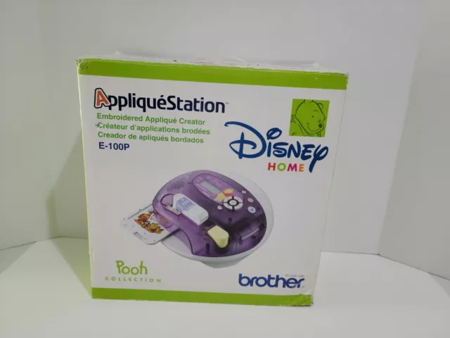 Estación de apliques bordados Brothers Disney Home Pooh Collection #E-100P