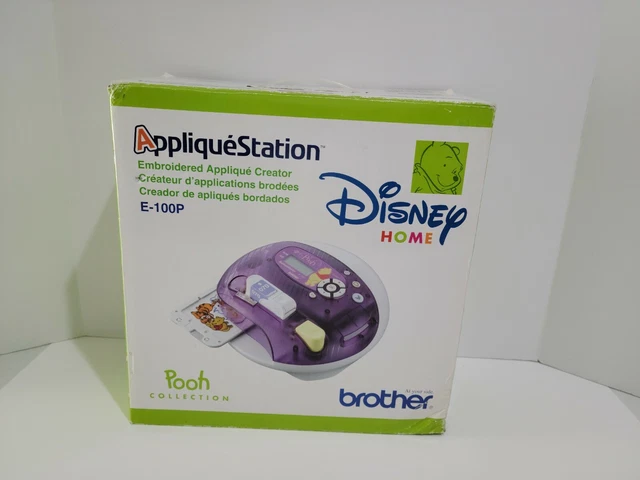 Estación de apliques bordados Brothers Disney Home Pooh Collection #E-100P