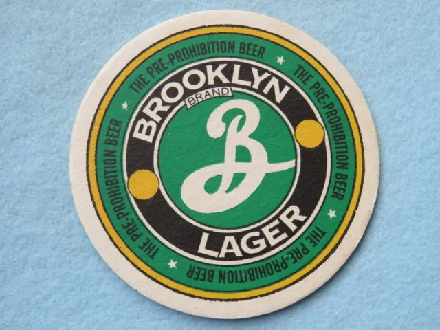 Beer COASTER - BROOKLYN Brewery Brand Brown Ale, Lager ~ NEW YORK ~ Opened 1988