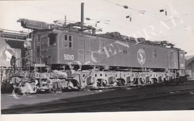 Rppc Great Northern Railway Railroad Gn Locomotive #5010 Real Photo Postcard #2