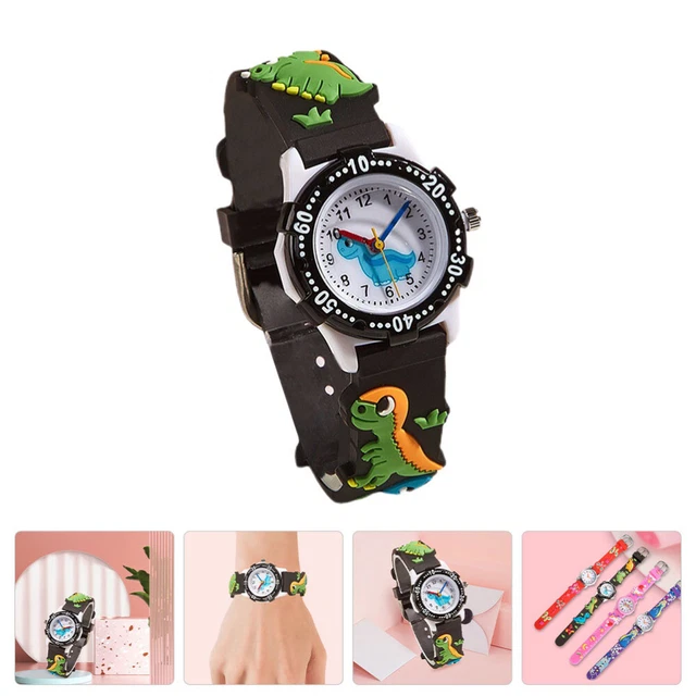 2 Orologi Da Polso Per Bambini A Forma Di Dinosauro - Silicone Colorato, Design Divertente E Pratico - Foto 12