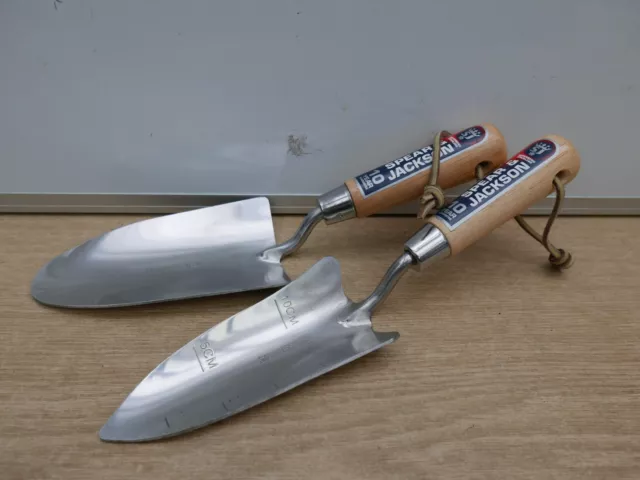 Pair Of Spear & Jackson Stainless Steel Weeding & Transplanting Trowels