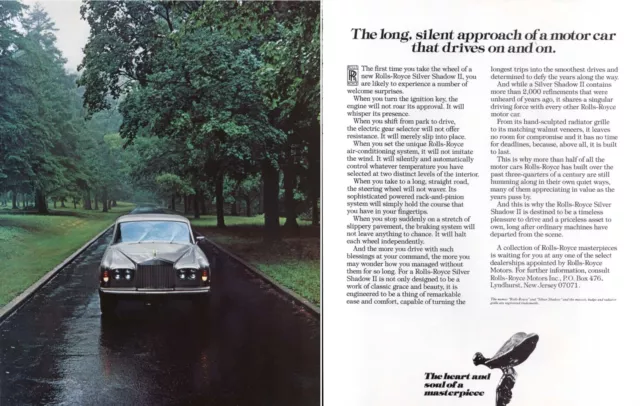 The long silent approach of a Rolls-Royce ad 1979 1980