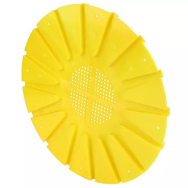 3Pcs Beehive Boor Exit Disc 16 Way Round Anti‑Running Escape Plate Beekeeping