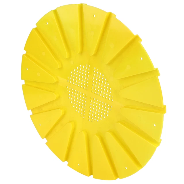 3Pcs Beehive Boor Exit Disc 16 Way Round Anti‑Running Escape Plate Beekeeping