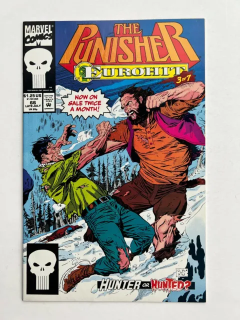 The Punisher #66, Vol. 2 - Eurohit Pt. 3 (Marvel Comics, 1992) VF/NM