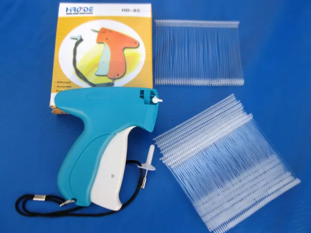 Garment Price Label Tag Tagging Gun Plus 1000  3" Clear Barbs