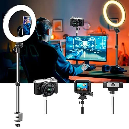Ring Light for Computer Video Conferencing Recording/Zoom Meeting/Makeup-12''...