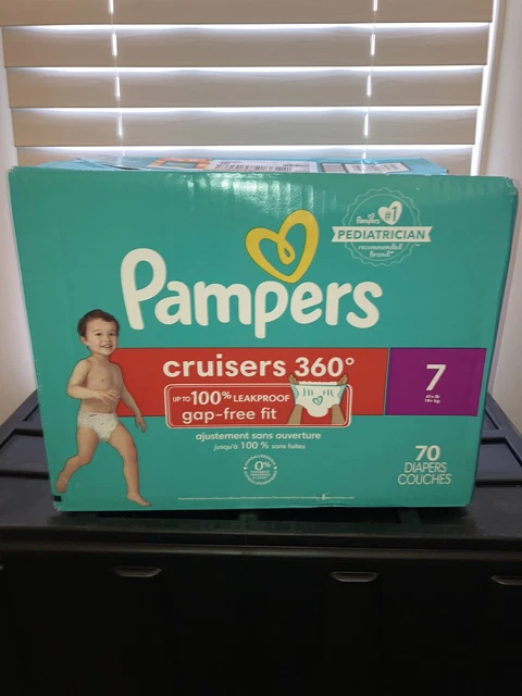Pampers Cruisers 360 Diapers Enormous Pack - Size 7 - 70ct