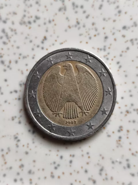 2 euros Allemagne 2002 Aigle Fédéral Lettre F