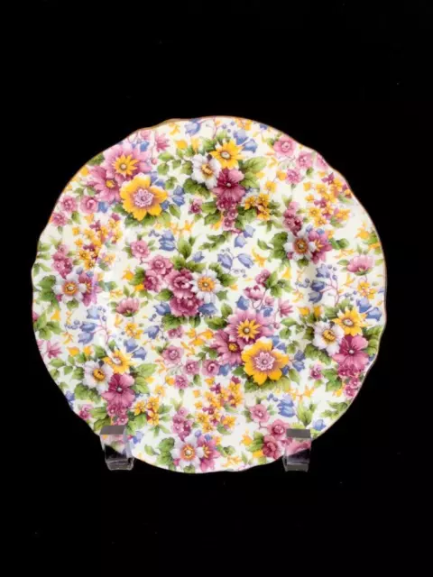 Royal Winton Grimwades Cheadle Chintz Flower 7” Dessert Bread Butter Plate