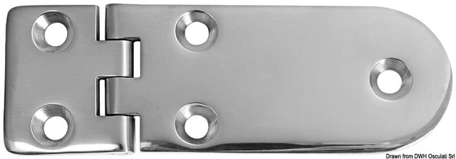 Charnière Rectangulaire 116x40 MM Marque Osculati 38.863.33