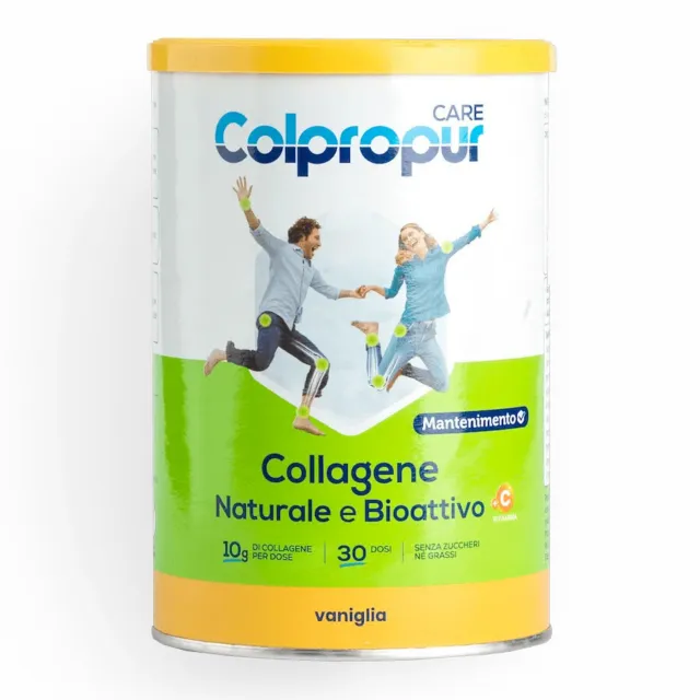 COLPROPUR CARE Integratore di Collagene Idrolizzato Bioattivo 300gr VANIGLIA