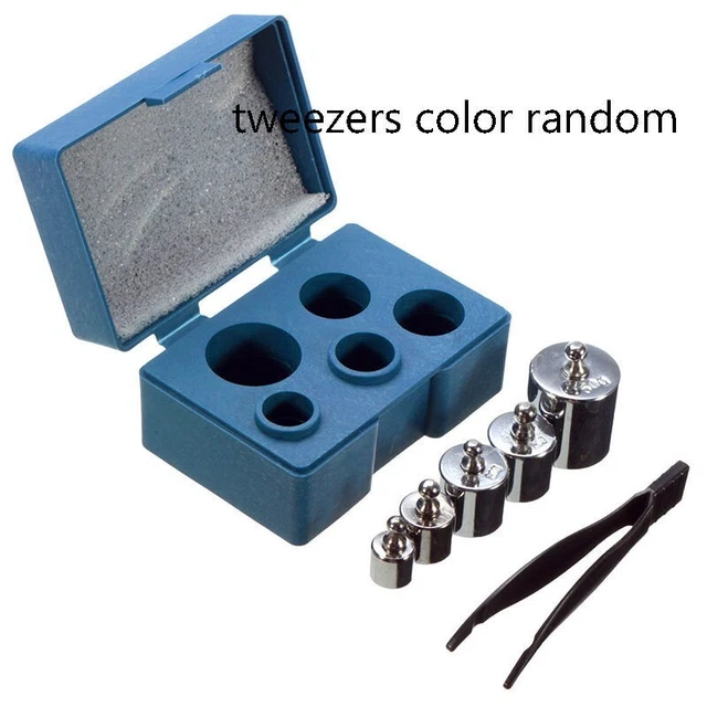 5X 100g 50g 2x 20g 10g 5g Gramm Präzision Kalibrierung Gewicht Digitalwaage Set