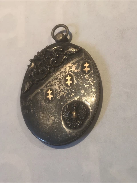 Médaillon en métal rond Grand modèle Bronze - Beaux-Arts et