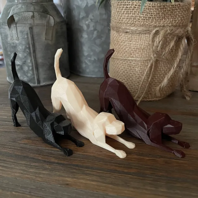 Sands3D Labrador Retriever Figurine, Black Lab Gifts, Dog Figurines, Labrador...