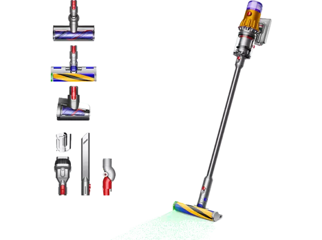 Aspirador escoba - Dyson v12 Detect™ Slim Absolute, Potencia 150 W, Inteligente