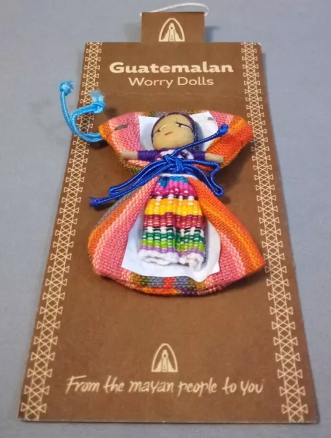 Guatemalan Worry Doll Handmade by the Mayan People Great Gift