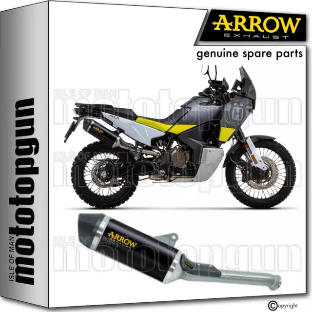 Arrow Exhaust O Race-Tech Black Aluminium C Husqvarna Norden 901 2022 22 2023 23