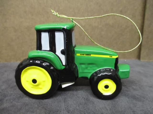 Enesco John Deere 7410 Tractor Christmas Tree Ornament WITHOUT BOX Ceramic? 2000